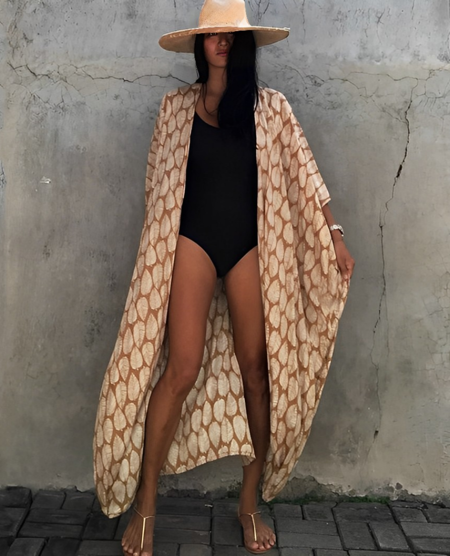 Lizzie - Stylowa Sukienka Kimono