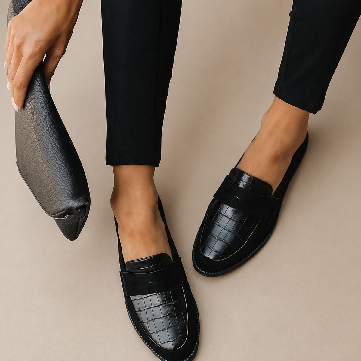 Leona - Casualowe eleganckie buty