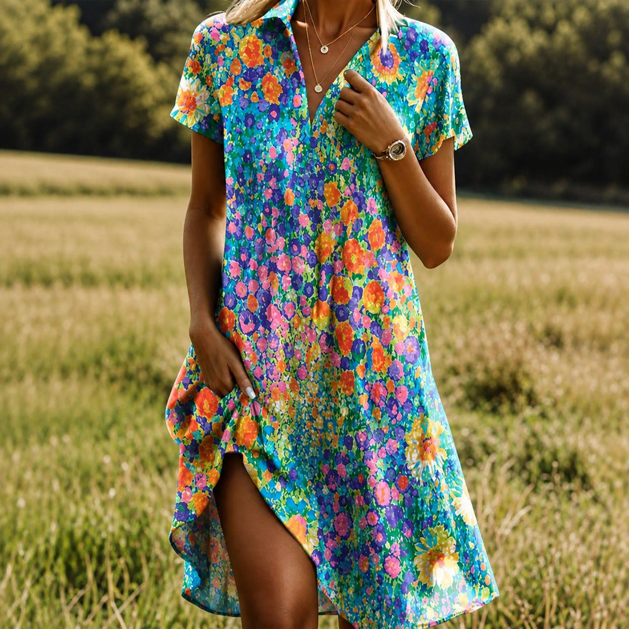 Carrie - Modna sukienka w stylu boho-chic