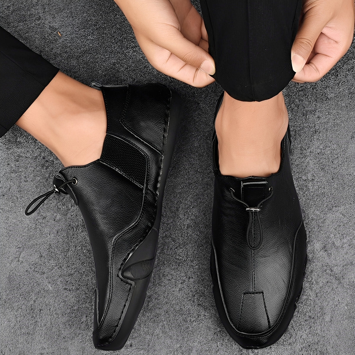 Geff - Casualowe stylowe loafersy
