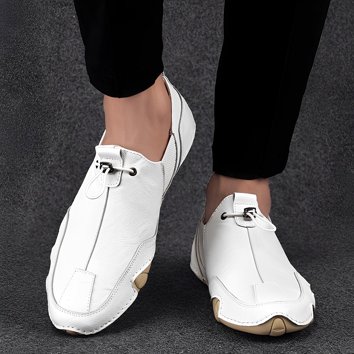 Geff - Casualowe stylowe loafersy