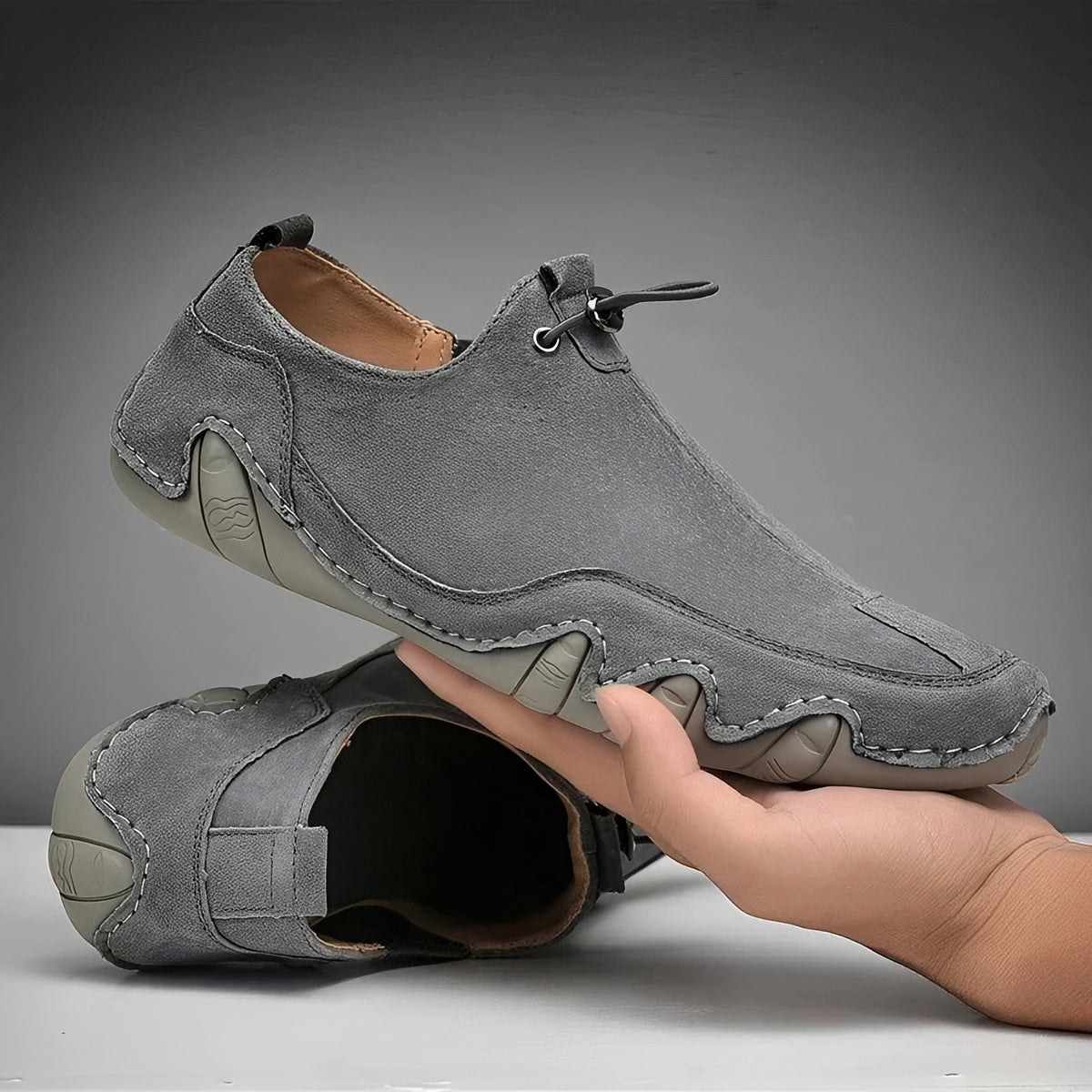 Geff - Casualowe stylowe loafersy