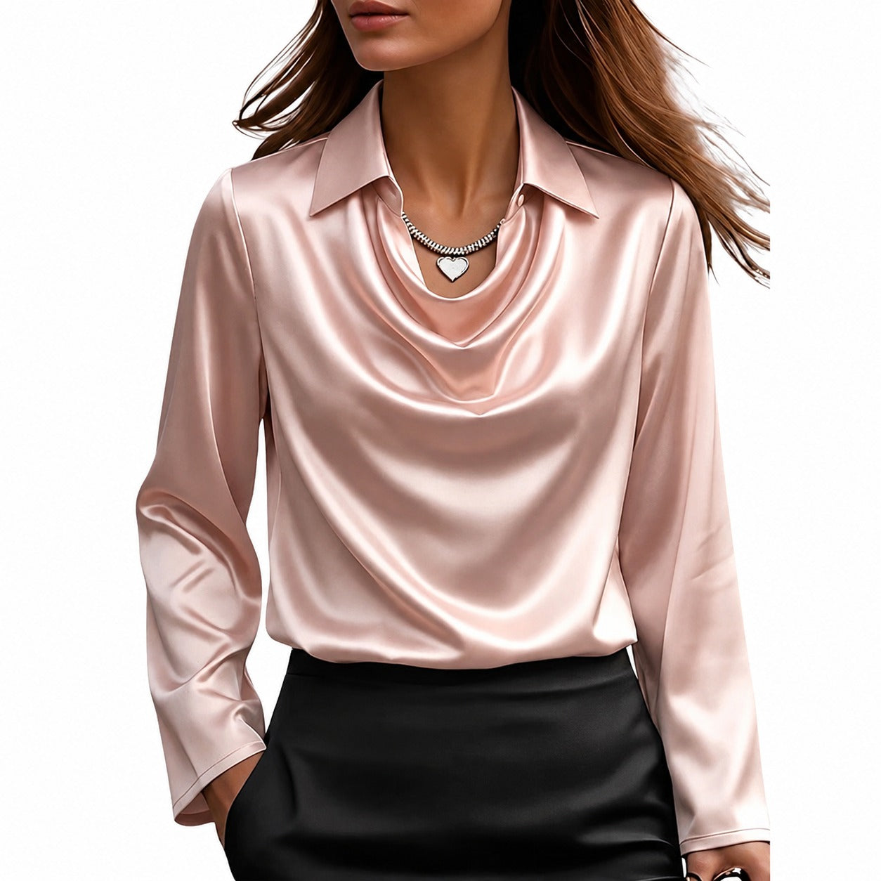 Dionne - Elegancka damska koszula z długimi rękawami
