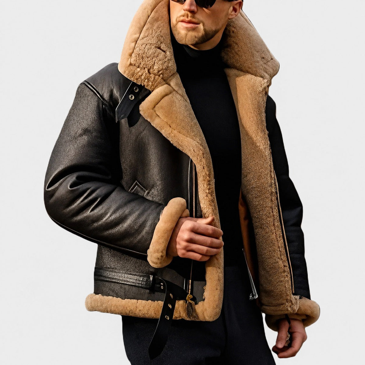 Jeffrey - Elegancka męska kurtka z ciepłą podszewką