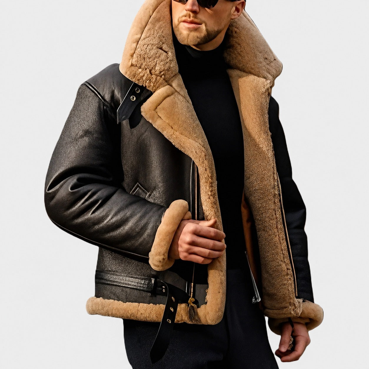 Jeffrey - Elegancka męska kurtka z ciepłą podszewką