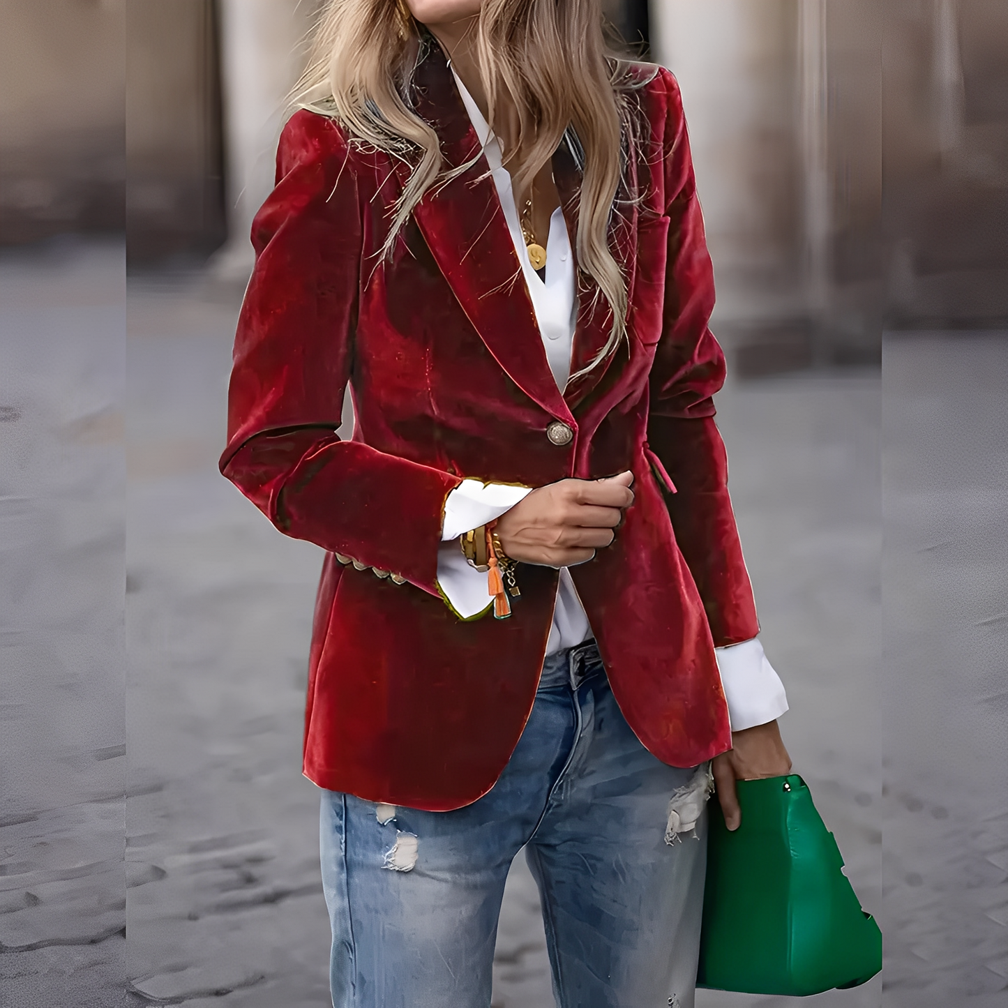 Alise - Elegancki blazer o kroju slim-fit