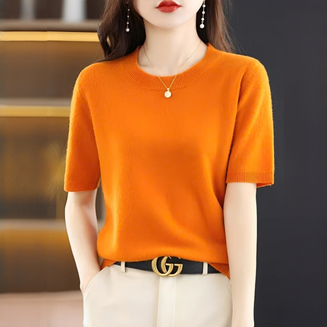Blandine - Elegancki i miękki T-shirt