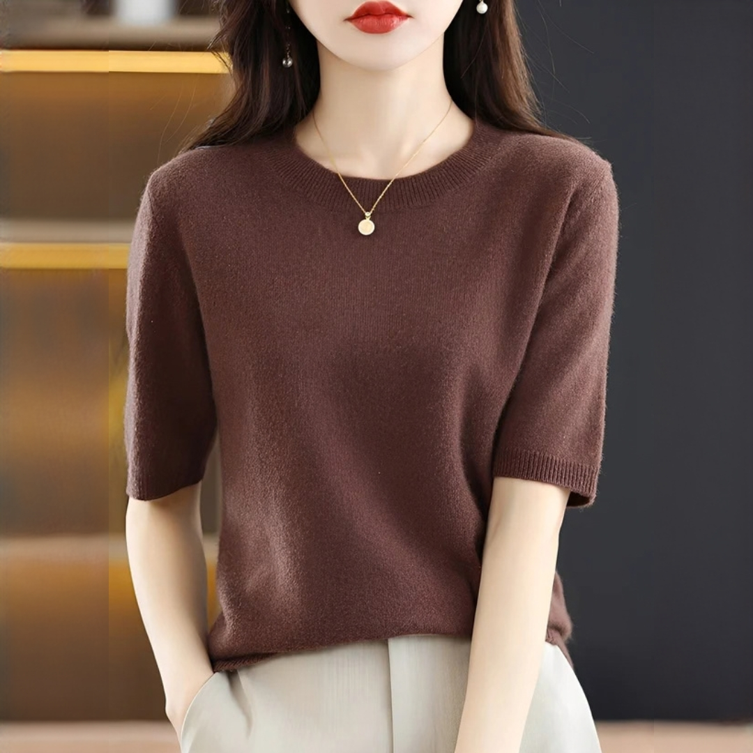 Blandine - Elegancki i miękki T-shirt