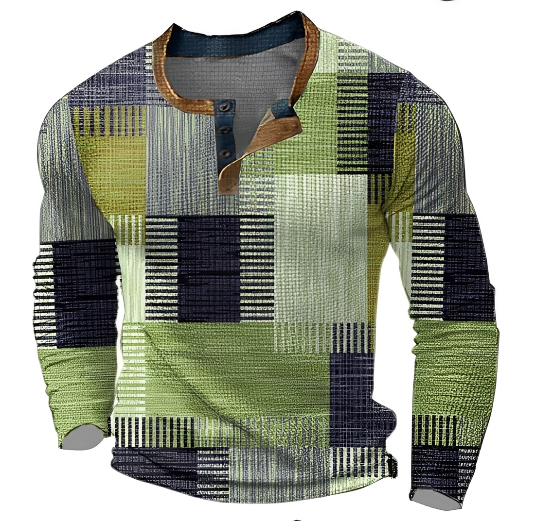 Roberto - Wygodny sweter z dekoltem w serek