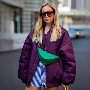 Fellaine - Wygodna kurtka bomberka oversize