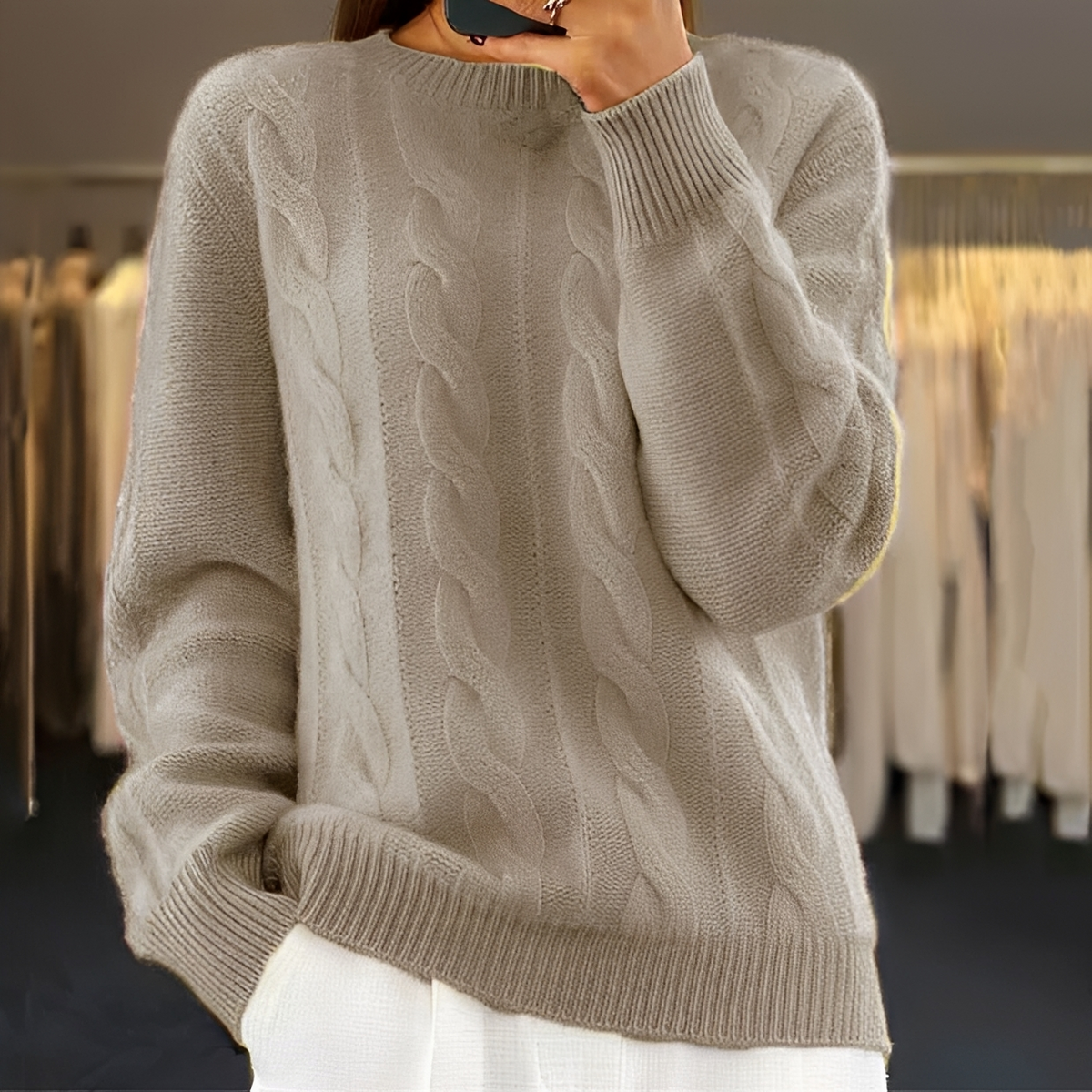 Gloire - Ciepły i stylowy sweter
