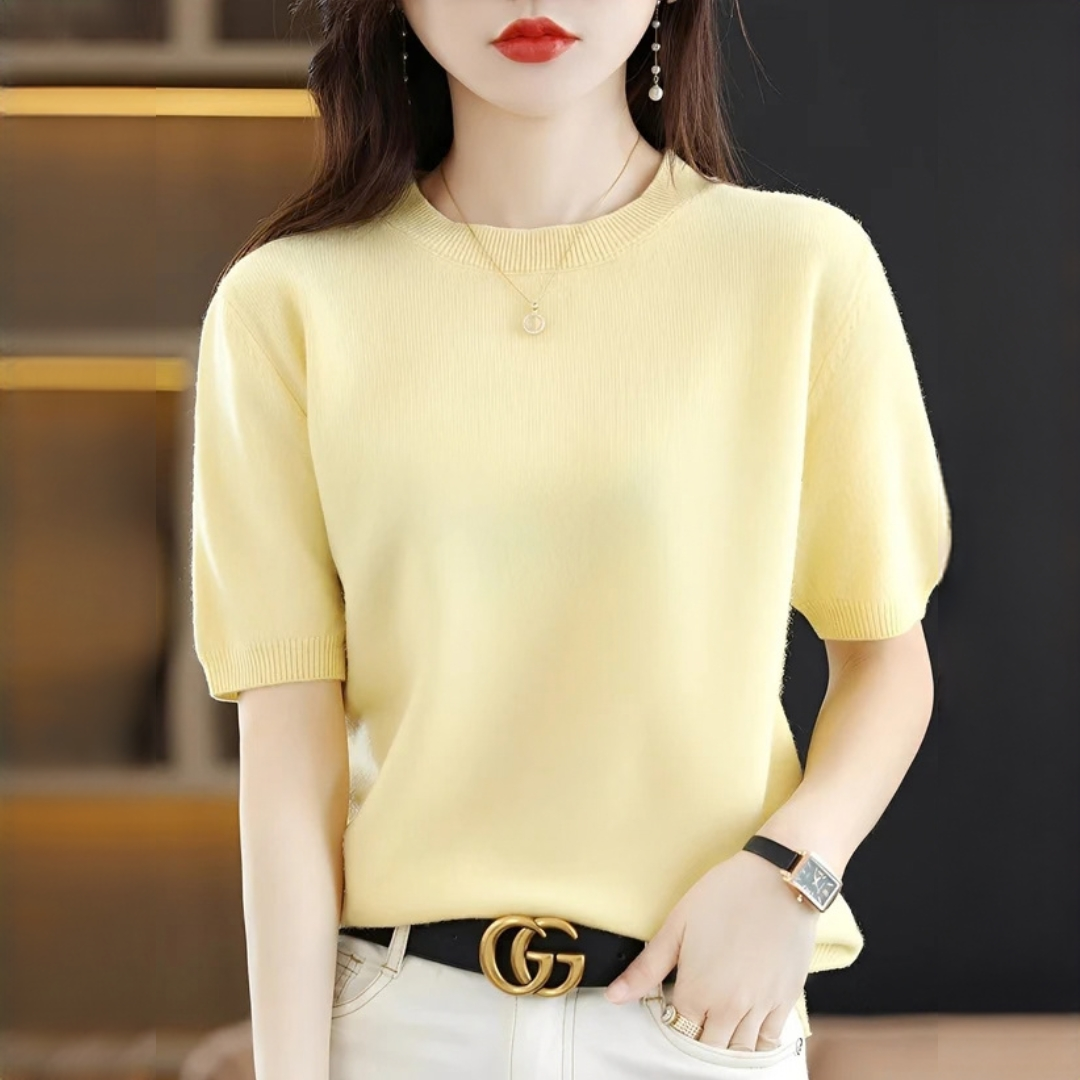Blandine - Elegancki i miękki T-shirt