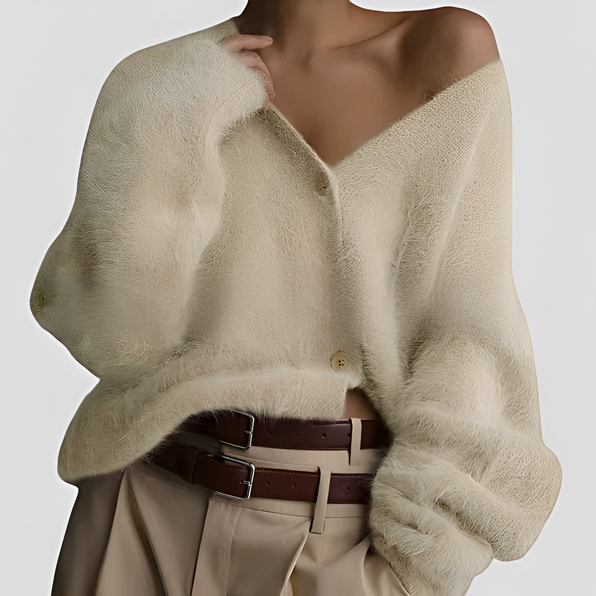 Erza - Sweter miękki i wygodny w stylu oversize