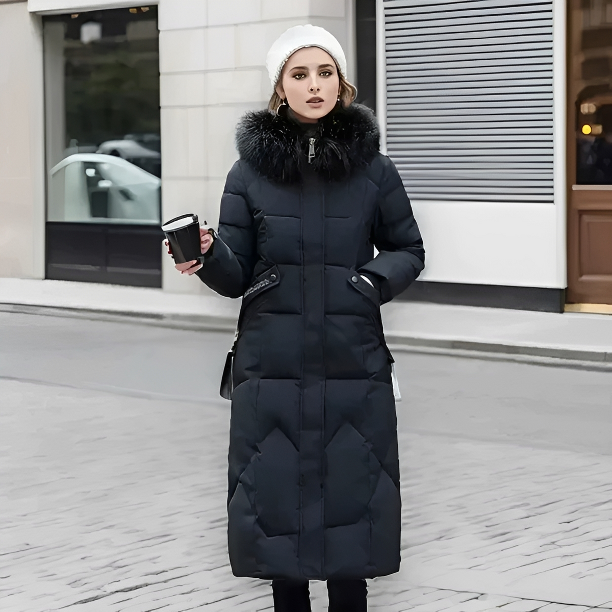 Fara - Stylowy i przytulny płaszcz