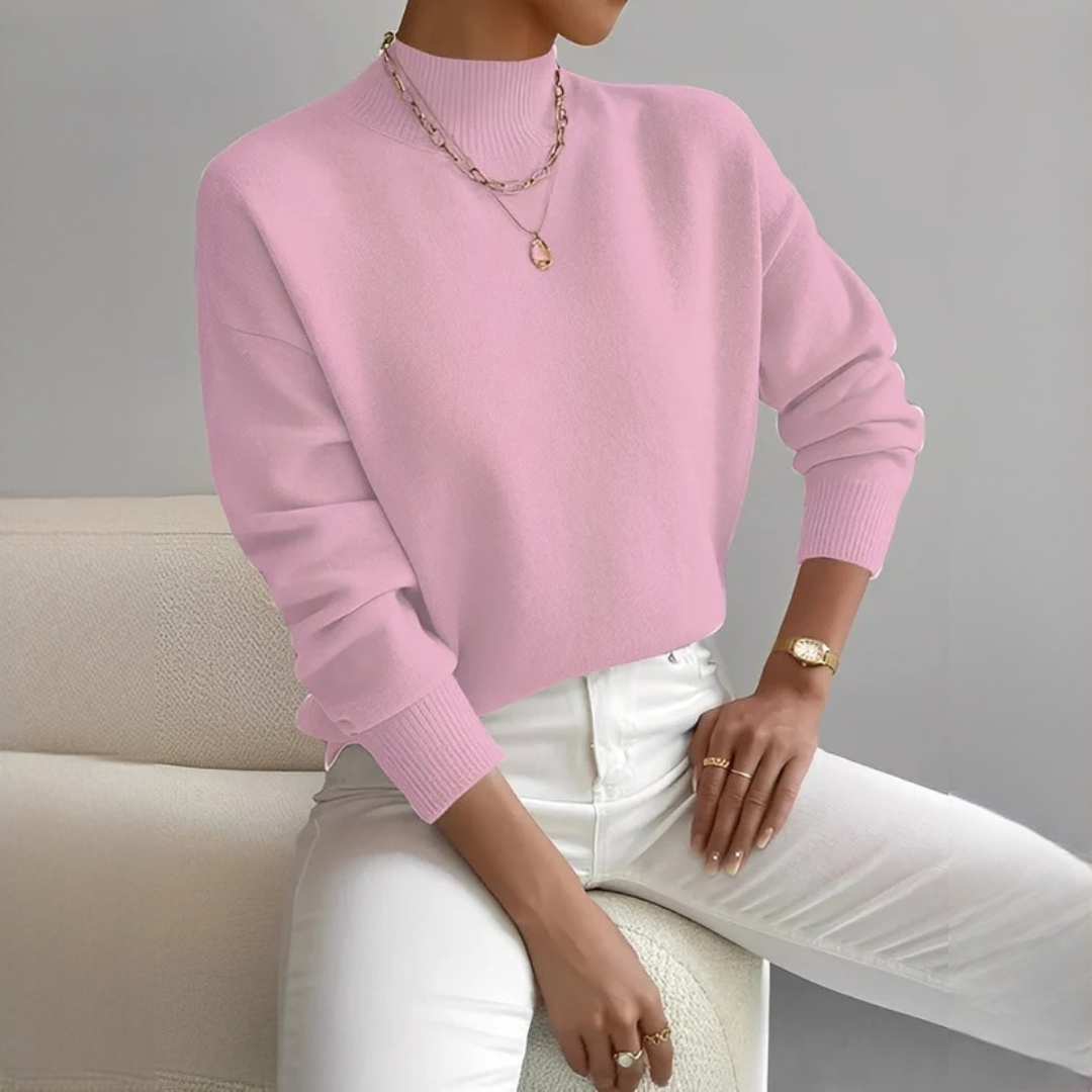 Nikkole - Elegancki sweter w delikatnym stylu