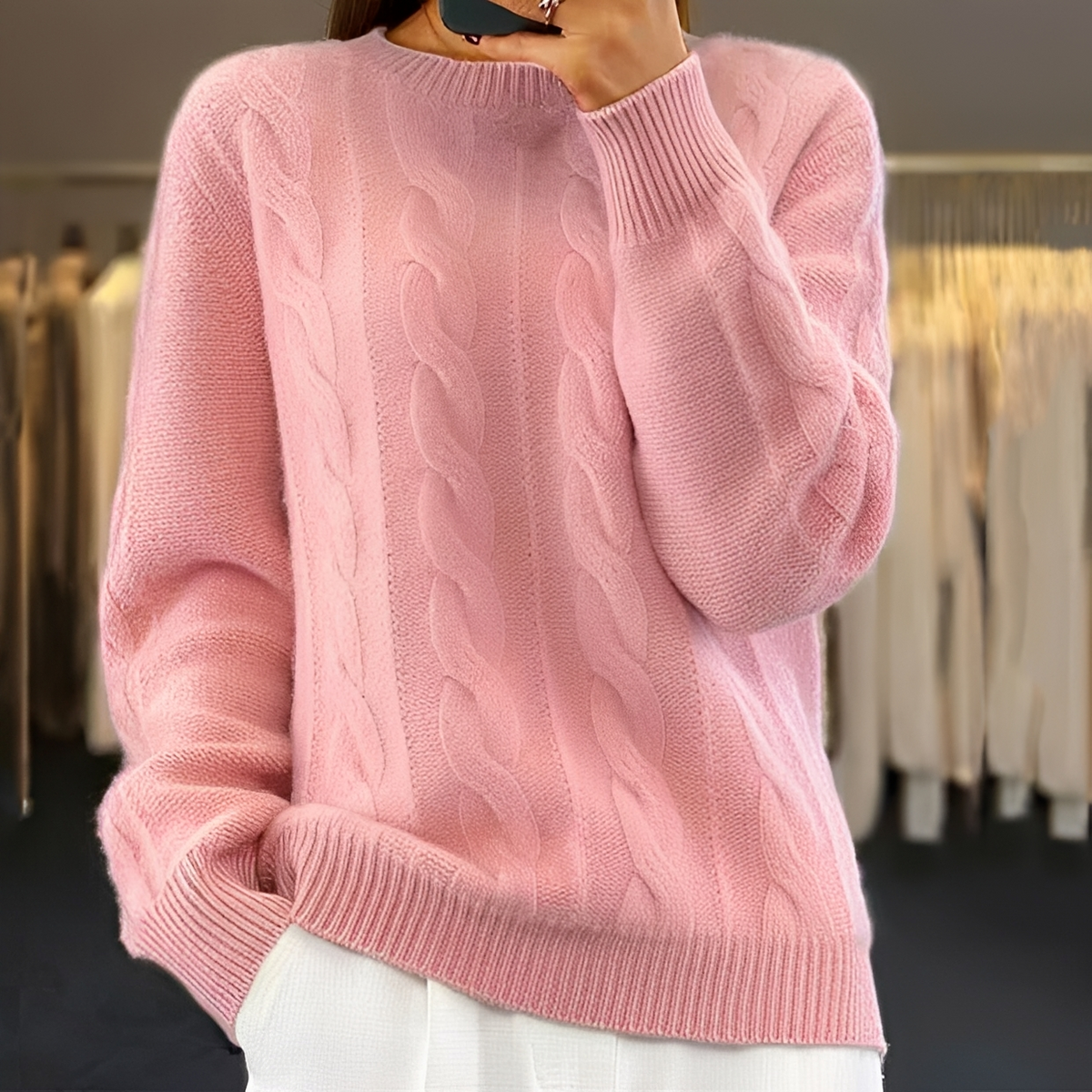 Gloire - Ciepły i stylowy sweter