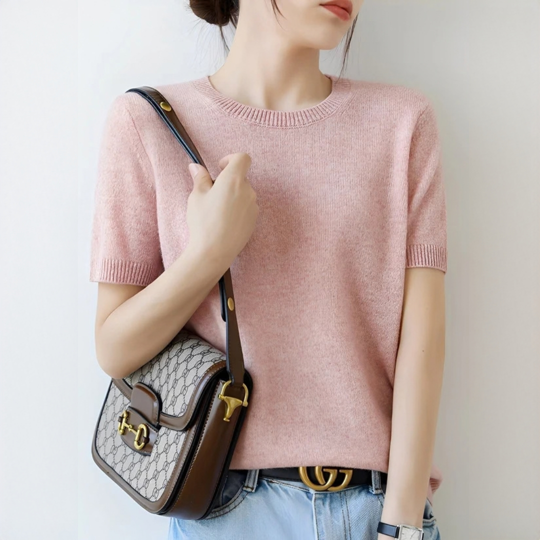 Blandine - Elegancki i miękki T-shirt