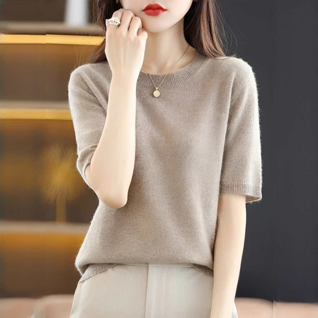 Blandine - Elegancki i miękki T-shirt