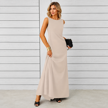Saranna - Elegancka Długa Sukienka dla Kobiet