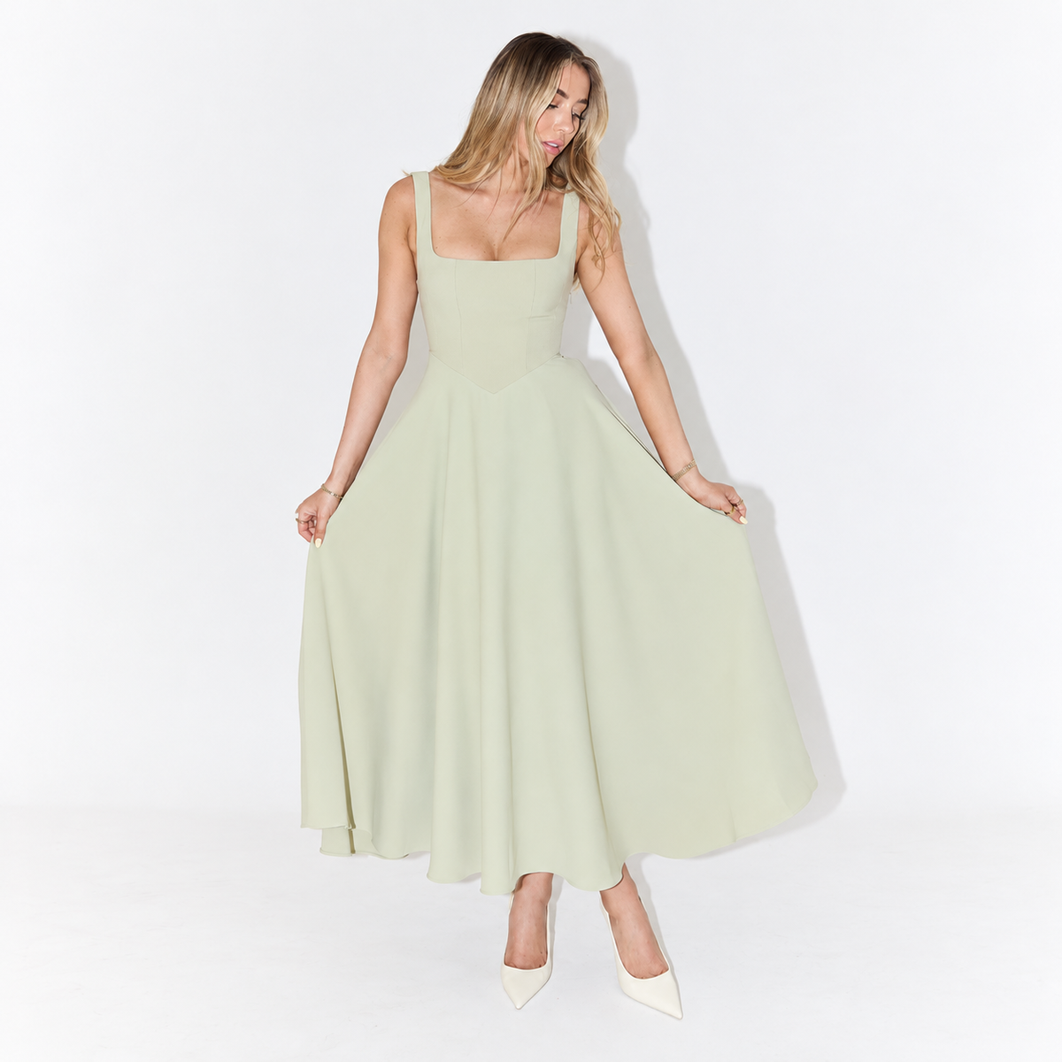 Melisa - Midi Sukienka Damska, Elegancka & Wielofunkcyjna