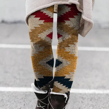 Damskie legginsy z unikalnymi wzorami - rozciągliwe i wygodne