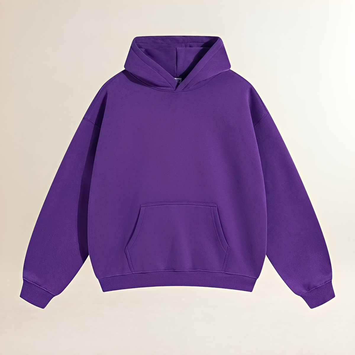 Męska bluza oversize z kapturem kangurkowa kieszeń luźny krój casual
