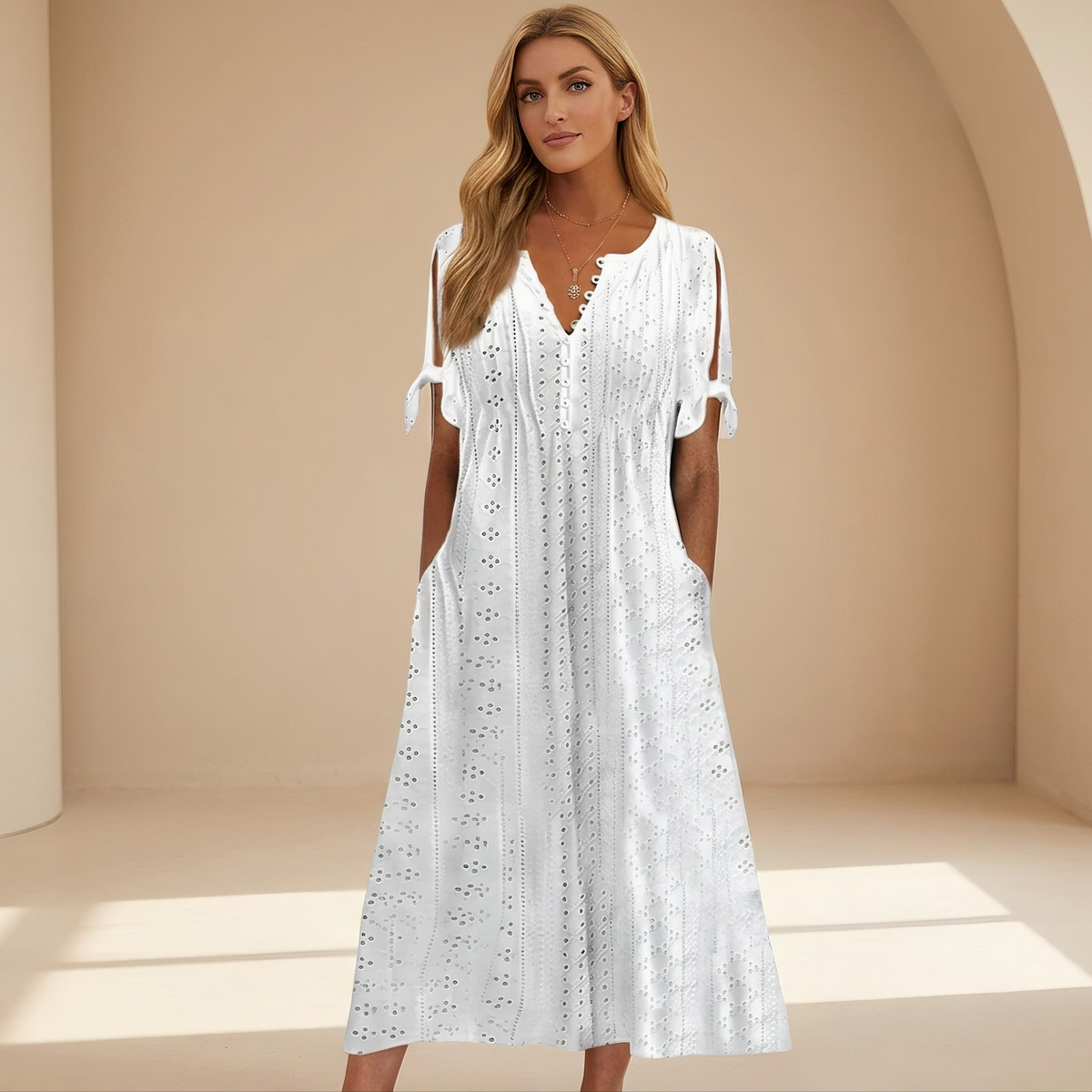 Alice - Stylowa Boho Sukienka Midi