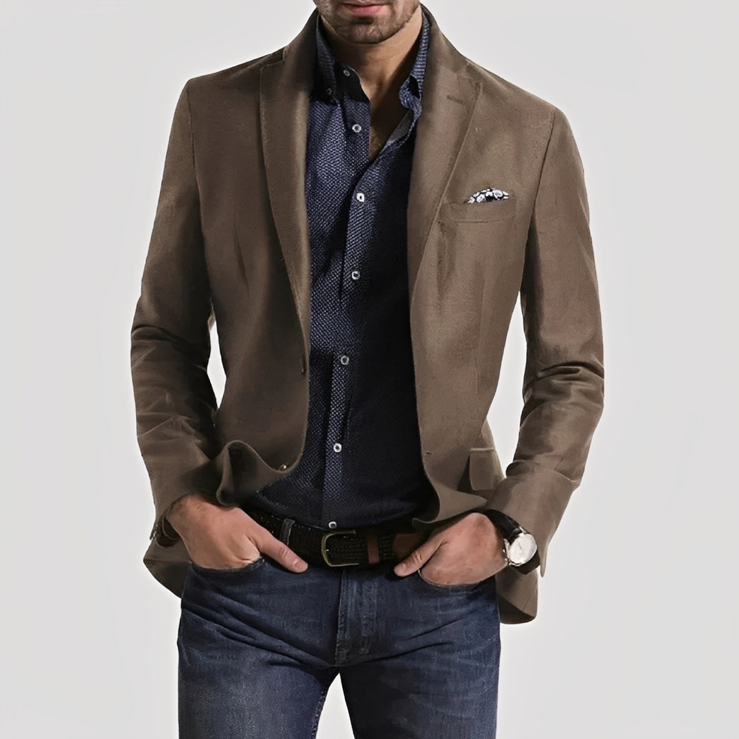 George - Elegancki męski blezer z dwoma guzikami