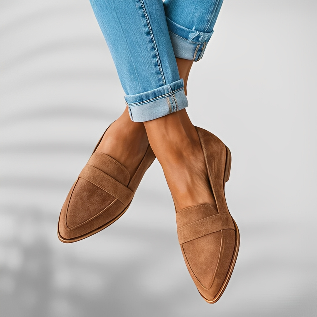 Thea - Codzienne damskie buty z szpiczastym noskiem