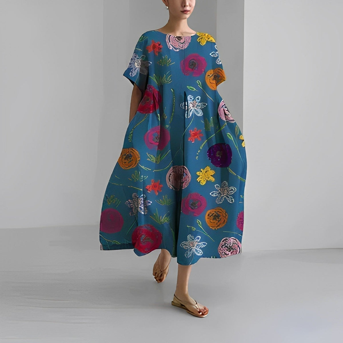 Vanessa - Swobodna sukienka boho