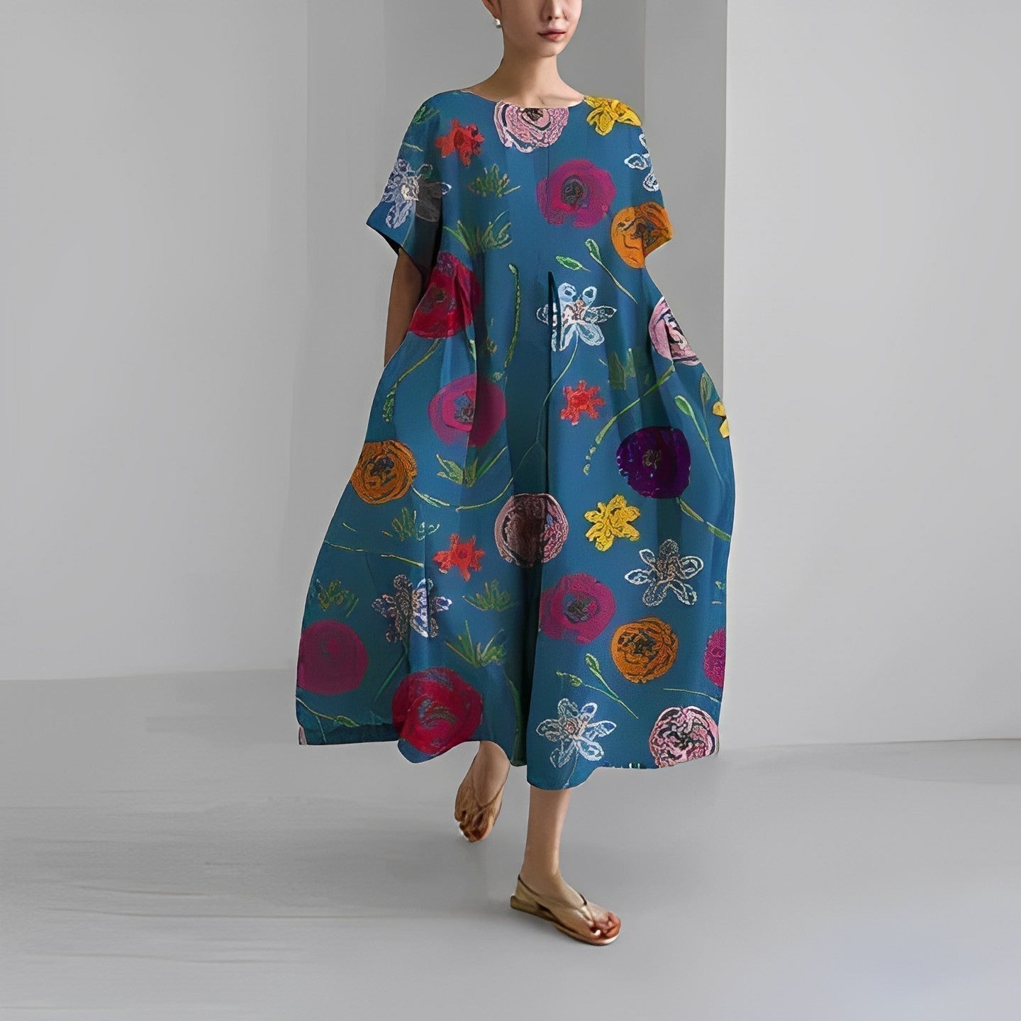 Vanessa - Swobodna sukienka boho